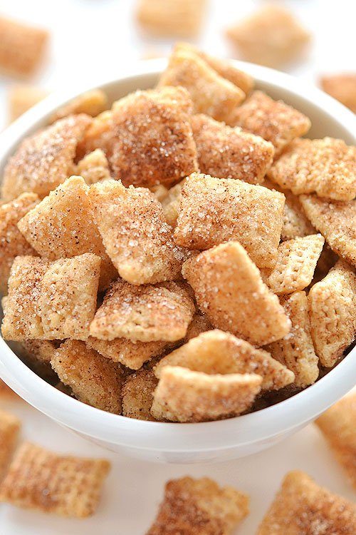 cinnamon sugar snack mix 