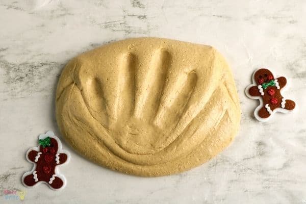 edible gingerbread slime on marble counter 