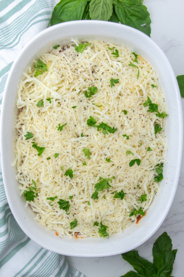 cheesy ravioli casserole