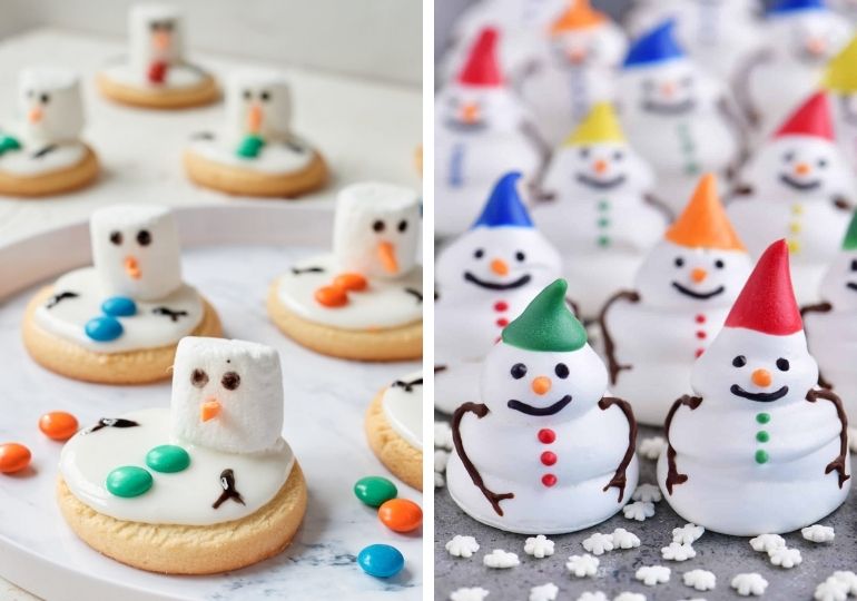 snowman dessert ideas