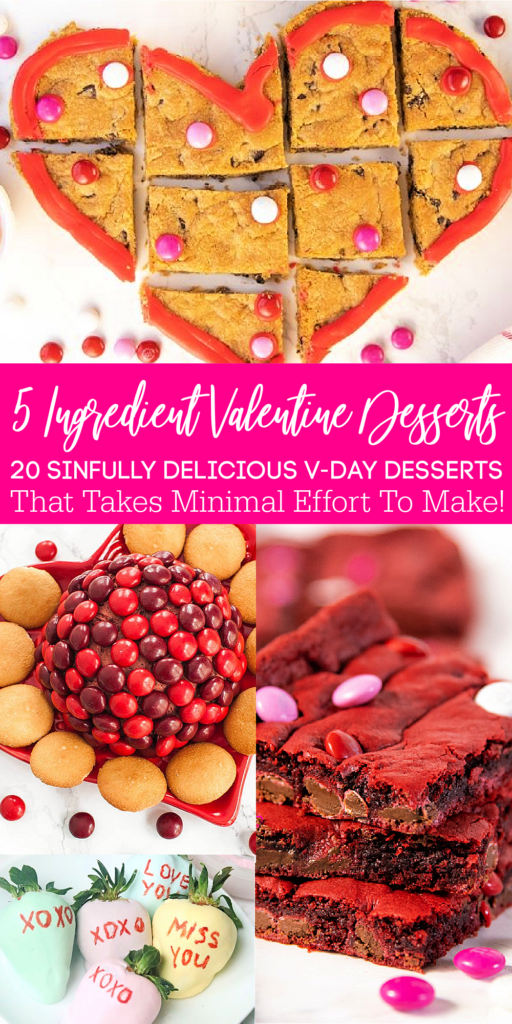 5 ingredient valentine desserts