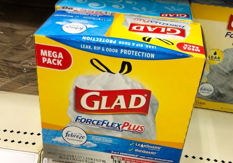 Glad Garbage Bags Small - 30 CT