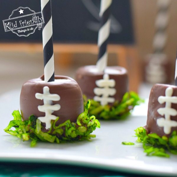 football marshmallow pops 