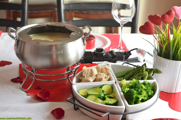 fondue on table 