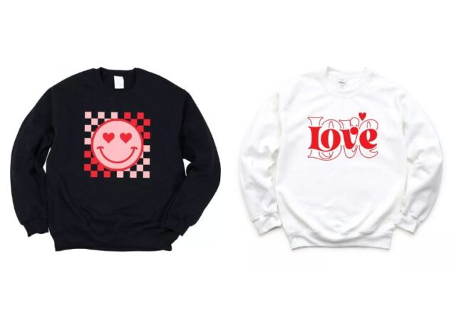 Valentine's Day Sweatshirts on Sale