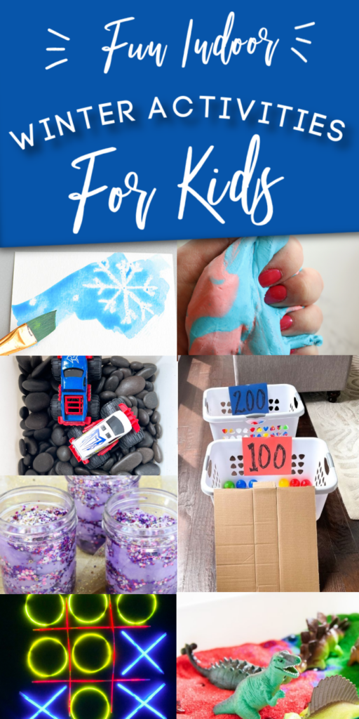 Here is a list of indoor winter activities for kids you want to try soon! These are simple and easy activities for boredom busting fun. #passion4savings #fun #winter #indoors #activities #diy #forkids #projects #science indoor winter activities