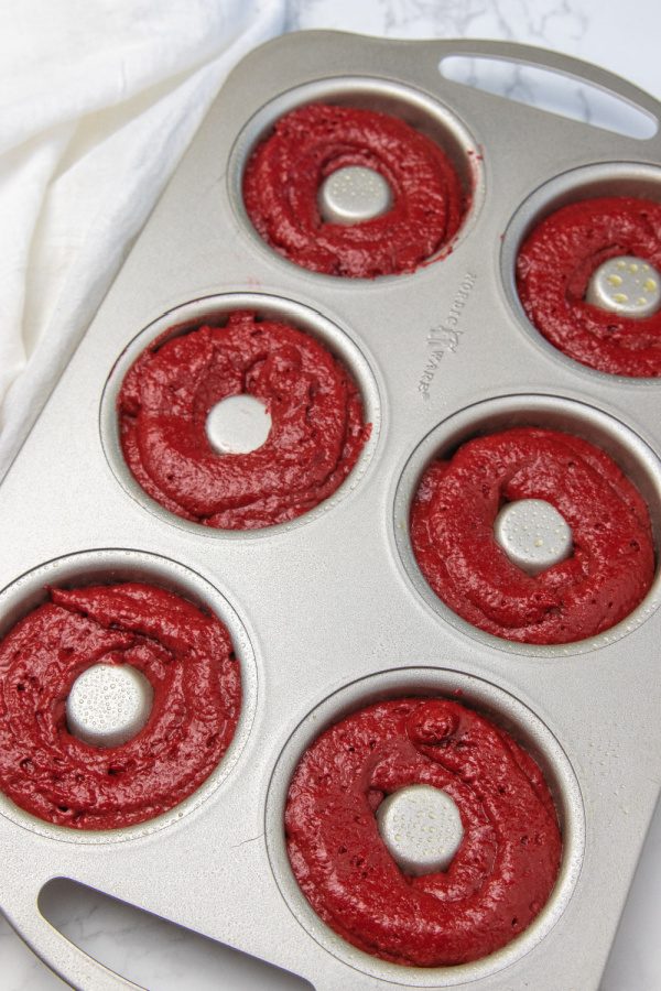 donuts in a donut pan 