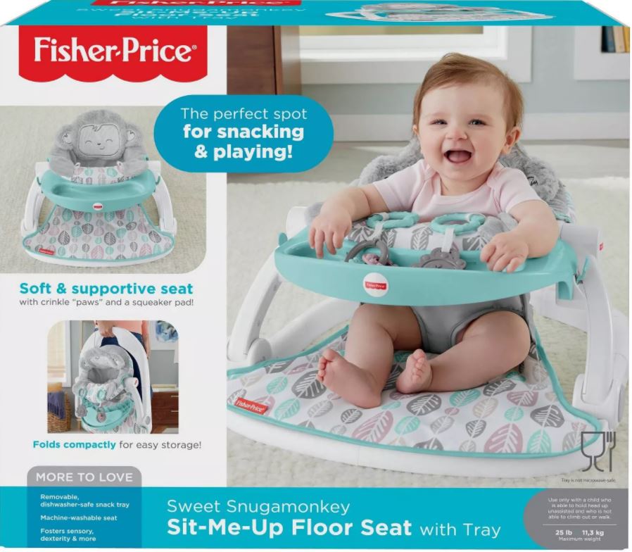 Fisher Price SnugaMonkey Sit Me Up Floor Seat
