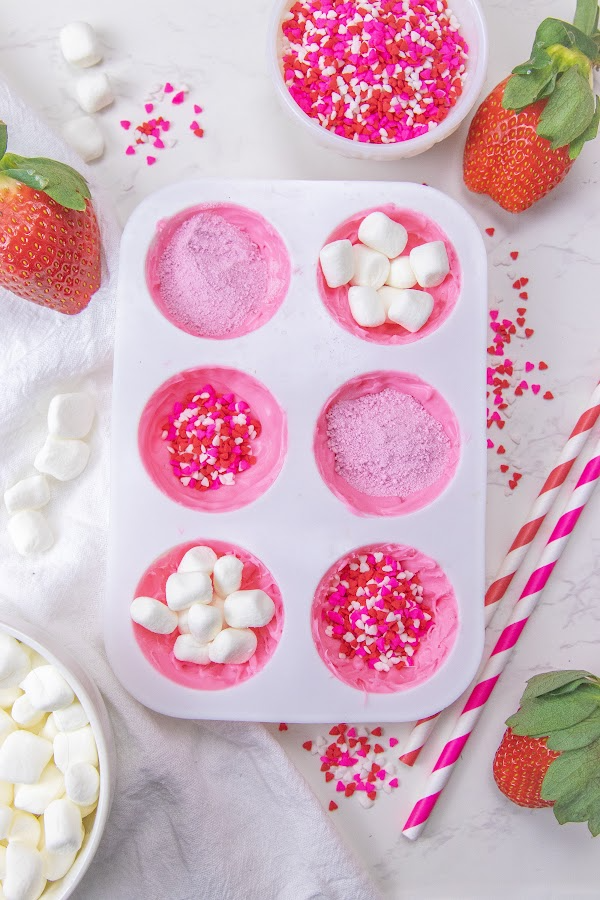 valentine drink hot chocolate molds process image 