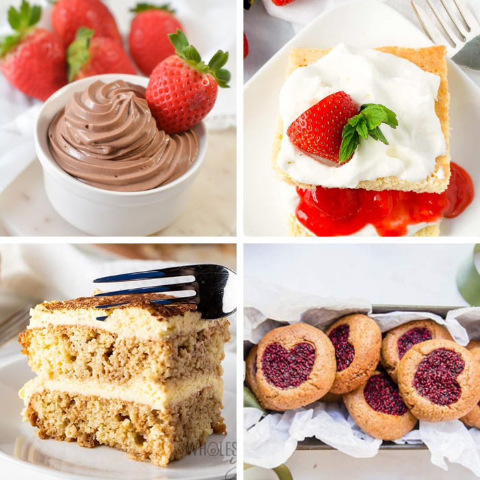 valentine recipes collage 