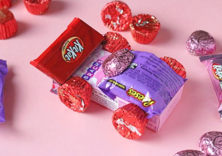 valentine candy car 