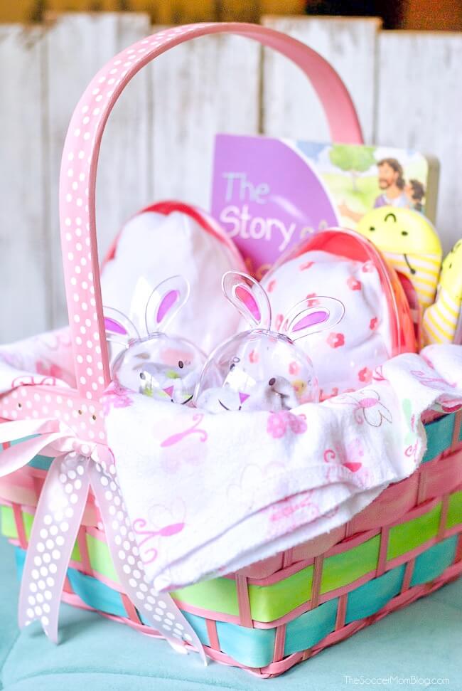 babys first easter basket