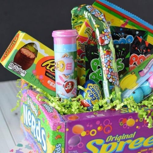 candy easter basket