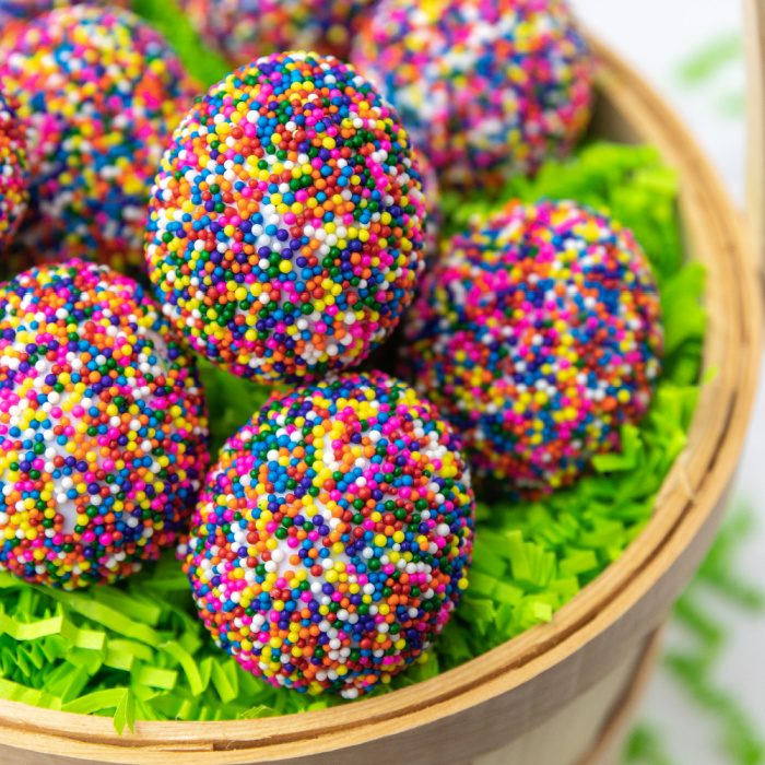 eggs in an Easter basket