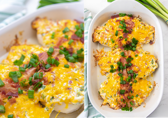 collage of game day chicken