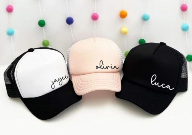 Personalized Kids Trucker Hats on Sale