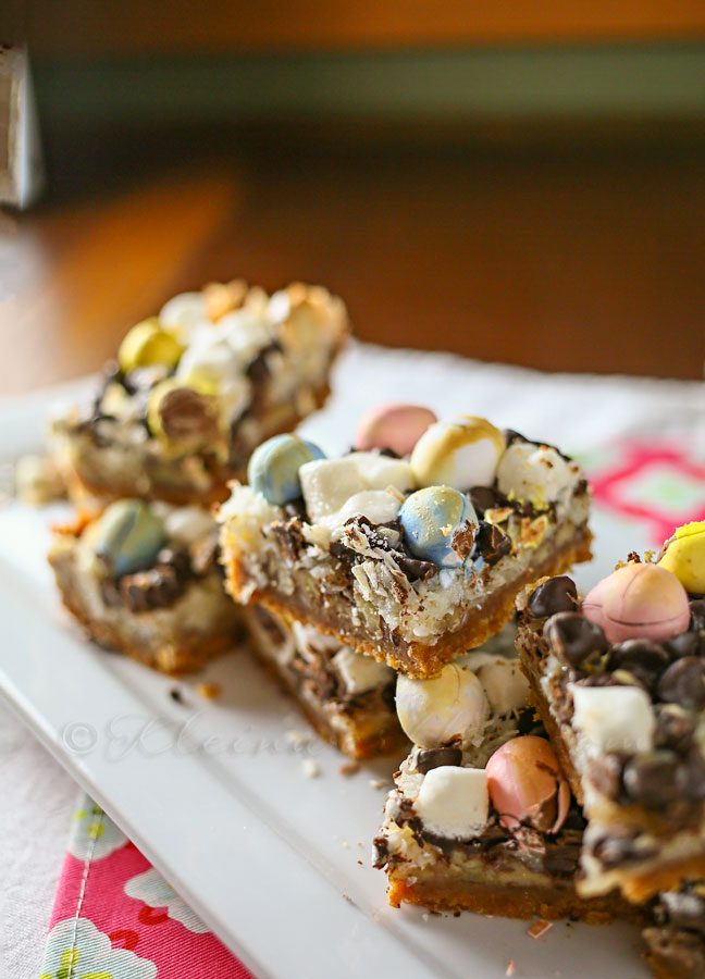 cadbury egg magic bars 