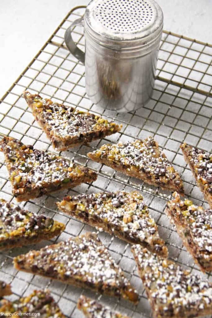 rictotta cannoli layered bars 