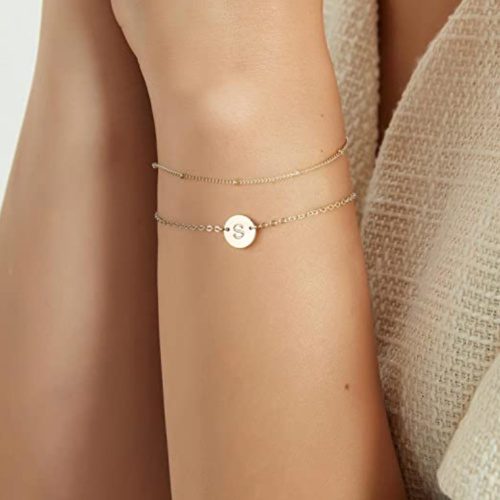 Gold Initial Bracelets