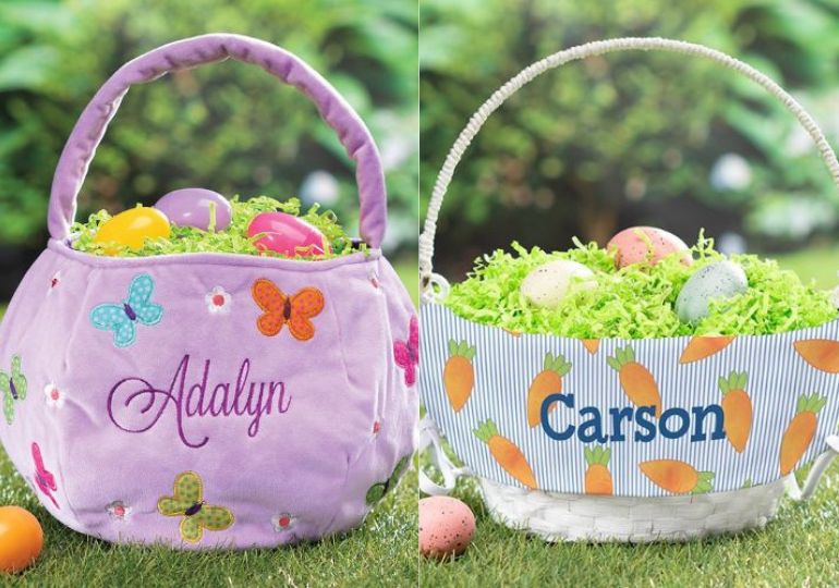 Personalized Easter Baskets for Kids