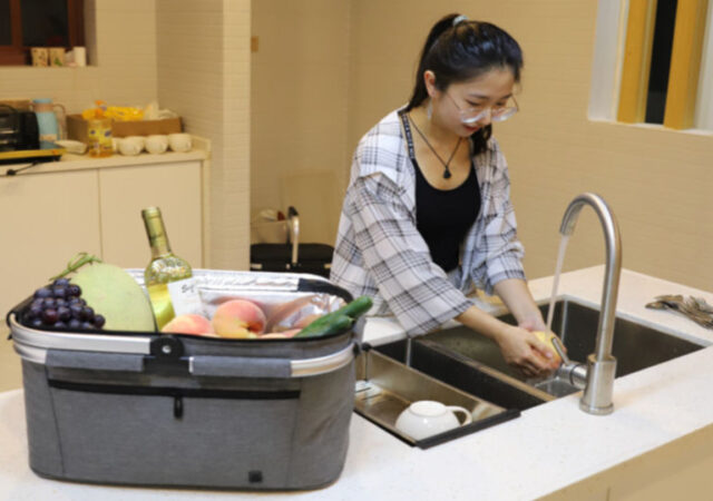 Picnic Cooler Basket
