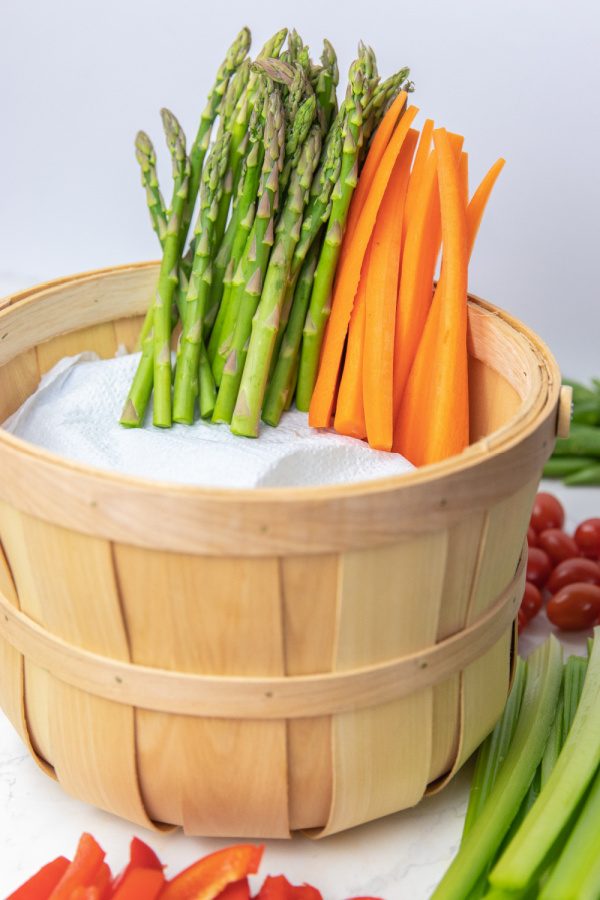 diy vegetable basket tutorial