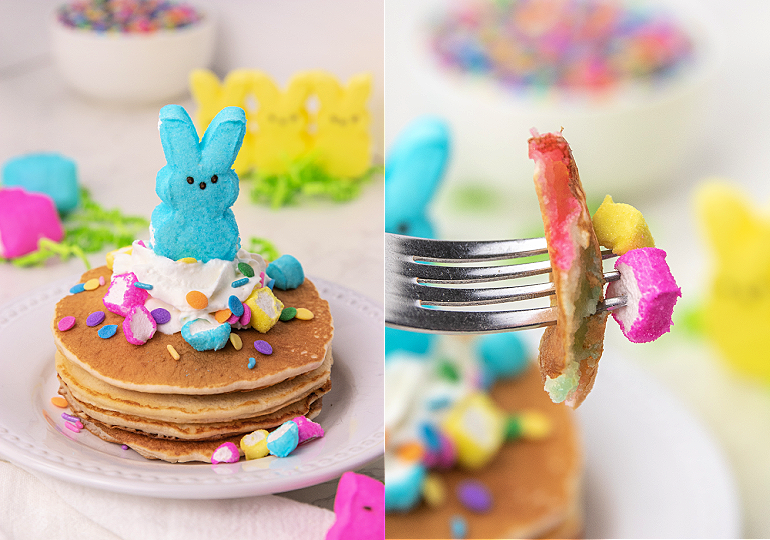 easter peeps pancakes