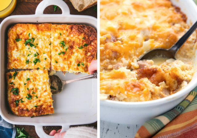 collage of ham recipes