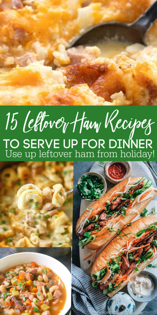 Here is a great list of leftover ham recipe ideas for you to try out. This list is a great one for using up leftover holiday ham. #passion4savings #ham #leftoverham #dinner #ideas #family #kidfriendly #meals leftover ham recipes