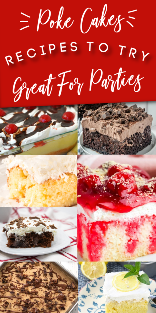 poke cake recipes