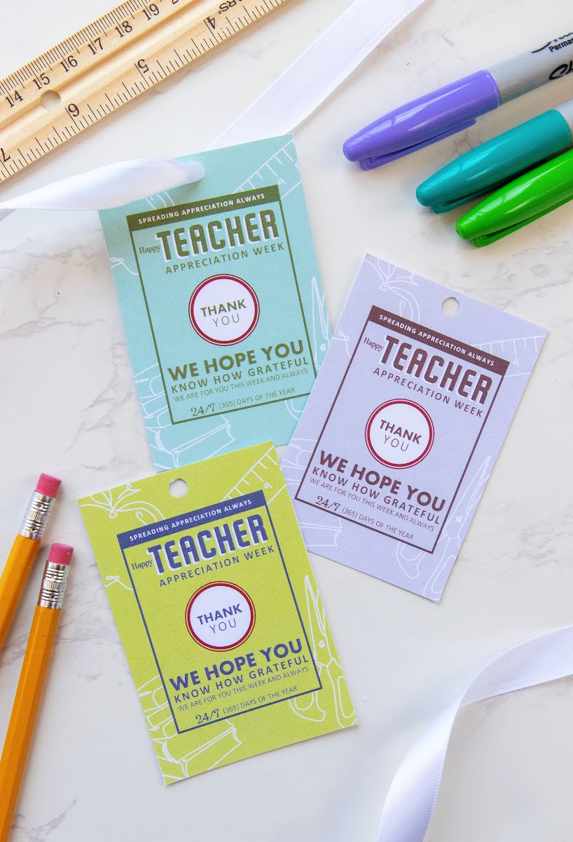 Printable Mrs Meyers Teacher Appreciation Gift Tags