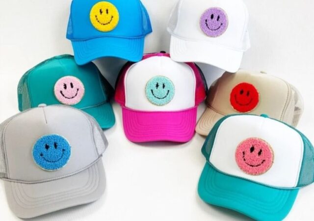 Smiley Trucker Hats on Sale