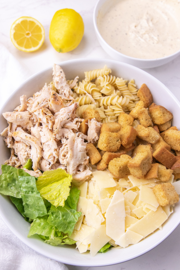 summer salad in a bowl 