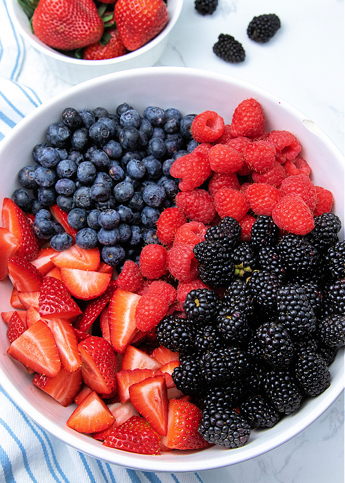 Patriotic Fruit Salad