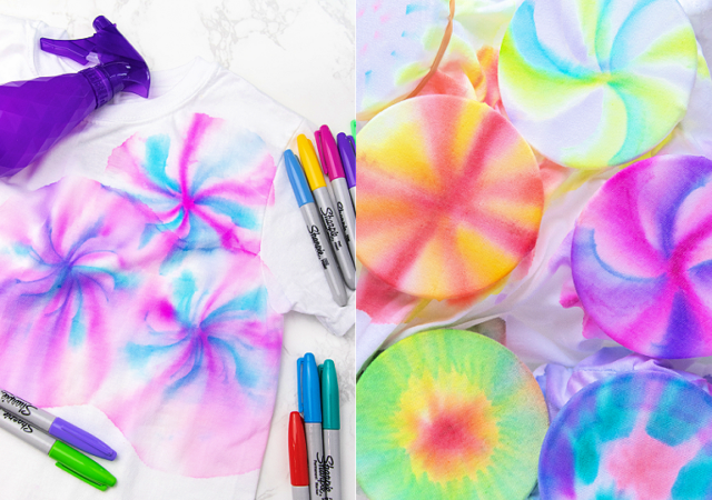Sharpie Tie Dye T-Shirt Activity for Kids