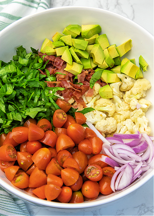 BLT Cauliflower Salad