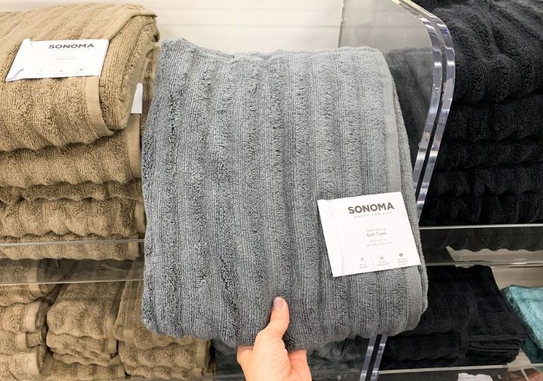 Sonoma Bath Towels on Sale  Stacking Codes + Kohl's Cash!