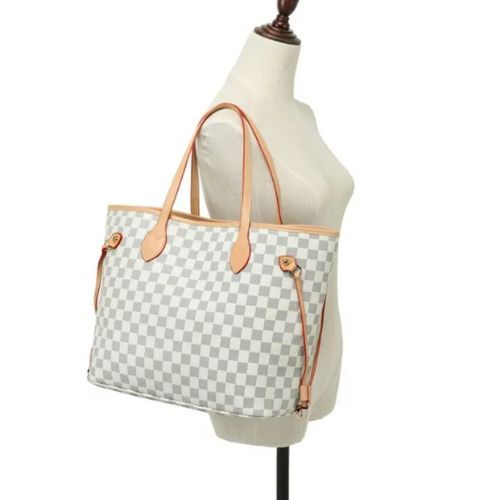 Checkered Tote Bag on Sale