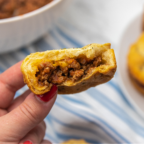 cheesy sloppy joe bombs