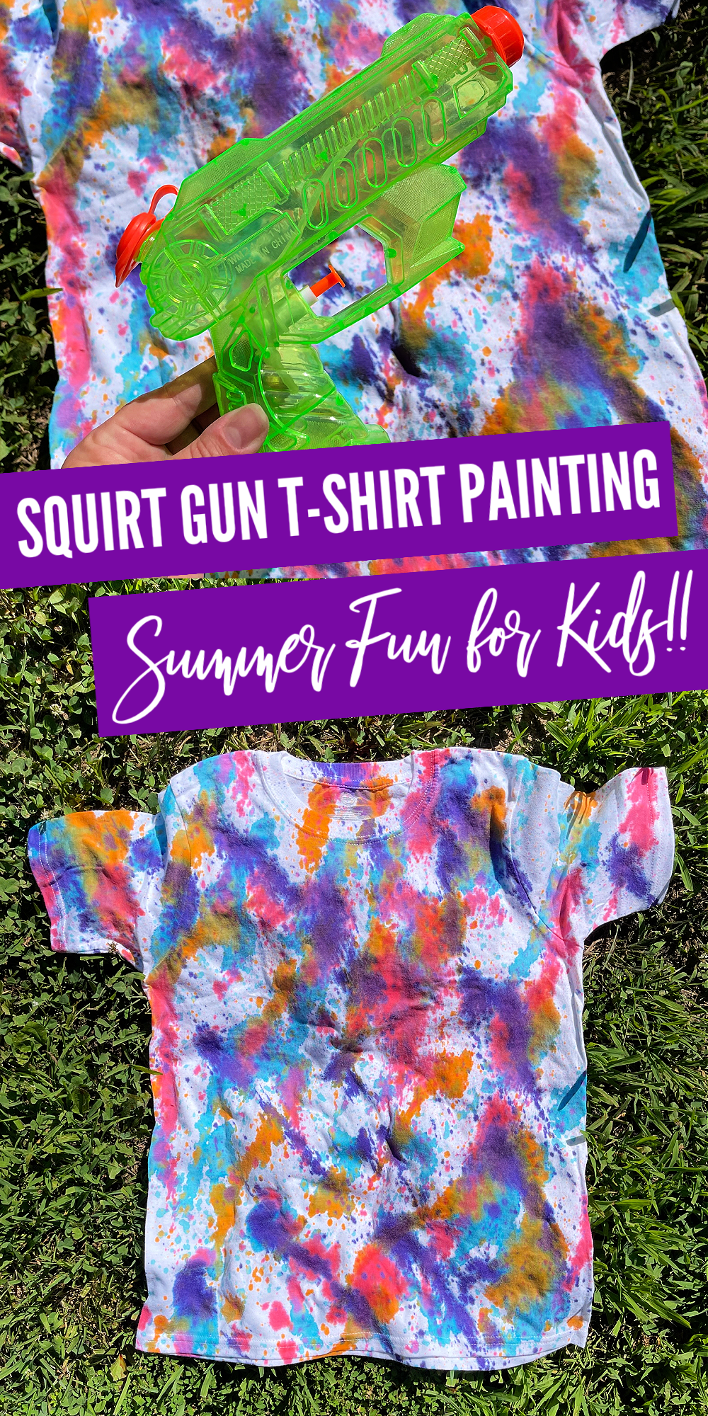 squirt gun t-shirt painting