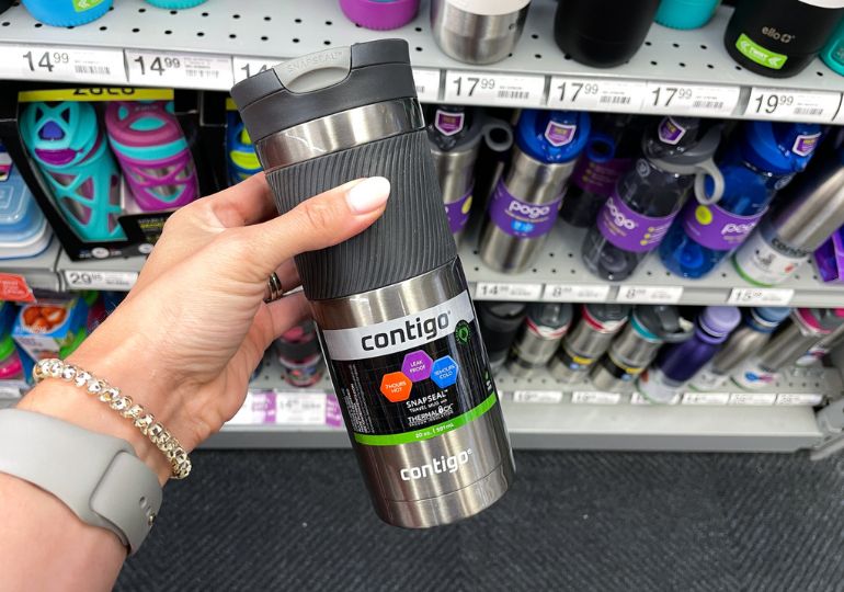 Contigo Stainless Steel Travel Mug, 20oz, Gunmetal