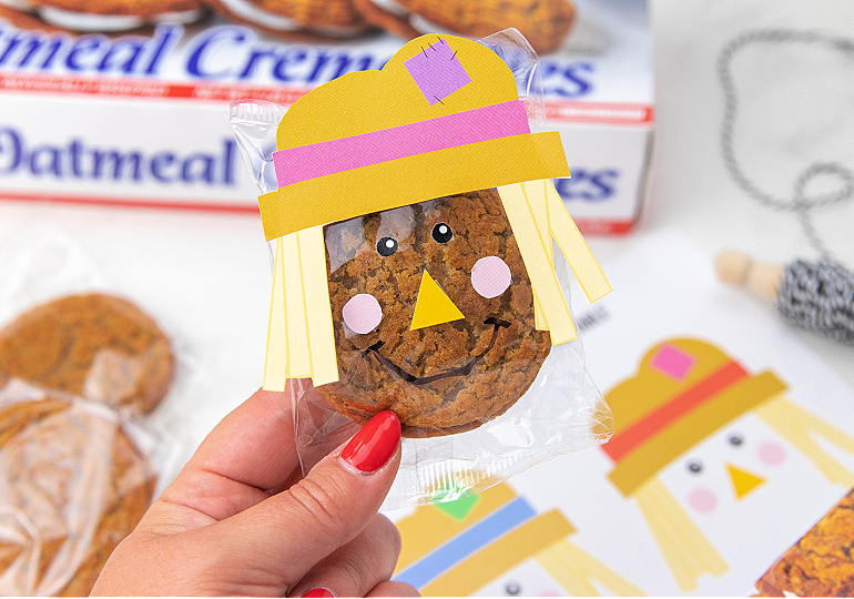 scarecrow oatmeal cream pie free printable