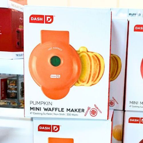 Dash Pumpkin Shaped Waffle Maker