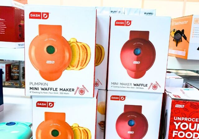Dash Pumpkin Shaped Waffle Maker