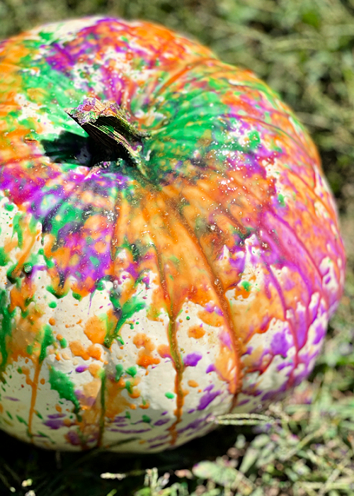 squirt gun pumpkin