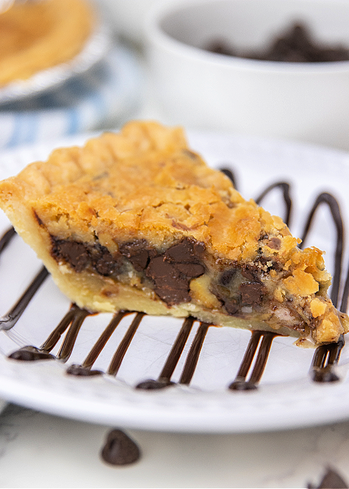 piece of chocolate pie