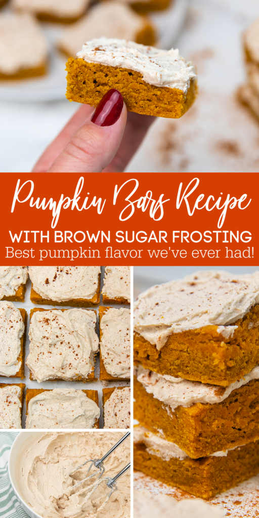 pumpkin bars with brown sugar frosting pinterest