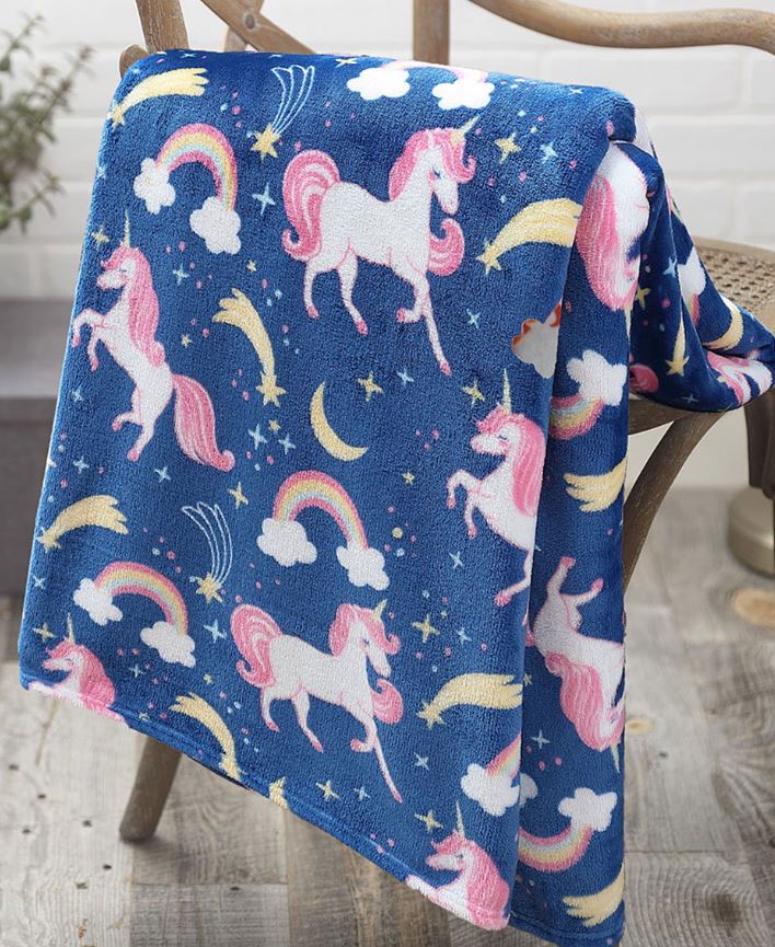 unicorn throw