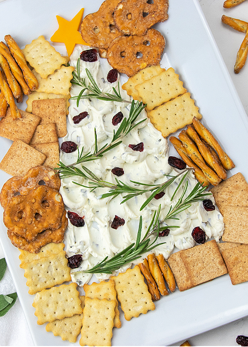 christmas tree butter board