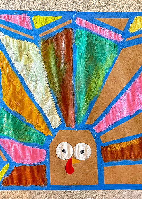 painted turkey art